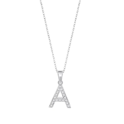 Colier din argint cu Cubic Zirconia Incolor