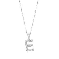 Colier din argint cu Cubic Zirconia Incolor