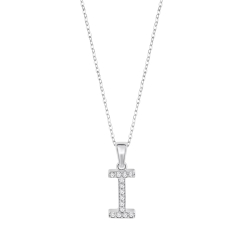 Colier din argint cu Cubic Zirconia Incolor