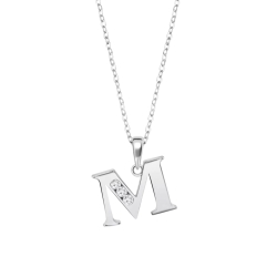 Colier din argint cu Cubic Zirconia Incolor
