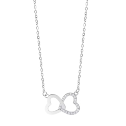 Colier din argint cu Cubic Zirconia Incolor