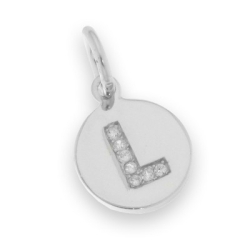 Pandantiv din argint  cu pietre Cubic Zirconia Incolor