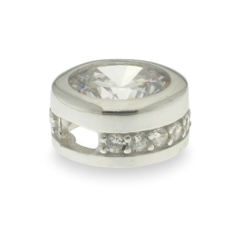 Pandantiv din argint  cu pietre Cubic Zirconia Incolor