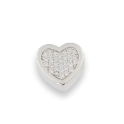 Pandantiv din argint  cu pietre Cubic Zirconia Incolor