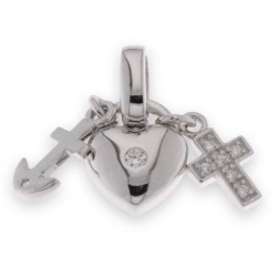 Pandantiv din argint  cu pietre Cubic Zirconia Incolor