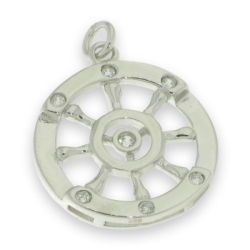 Pandantiv din argint cu Cubic Zirconia Incolor