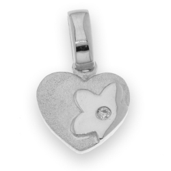 Pandantiv din argint  cu pietre Cubic Zirconia Incolor, Finift