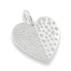 Pandantiv din argint  cu pietre Cubic Zirconia Incolor