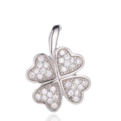 Pandantiv din argint  cu pietre Cubic Zirconia Incolor