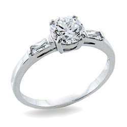Inel din argint  cu pietre Cubic Zirconia Incolor