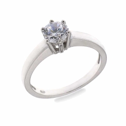 Inel din argint  cu pietre Cubic Zirconia Incolor
