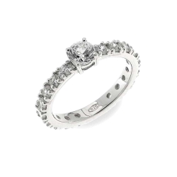 Inel din argint  cu pietre Cubic Zirconia Incolor