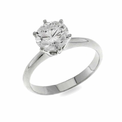 Inel din argint  cu pietre Cubic Zirconia Incolor