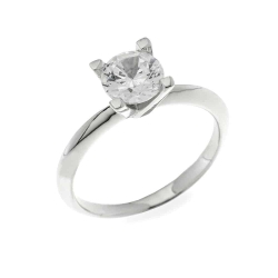 Inel din argint  cu pietre Cubic Zirconia Incolor