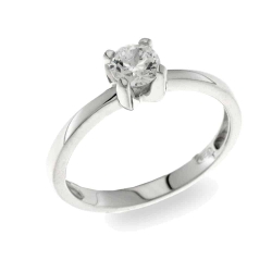 Inel din argint  cu pietre Cubic Zirconia Incolor