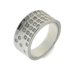 Inel din argint  cu pietre Cubic Zirconia Incolor