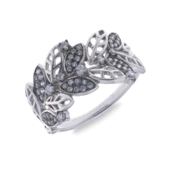 Inel din argint  cu pietre Cubic Zirconia Incolor