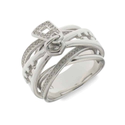 Inel din argint  cu pietre Cubic Zirconia Incolor