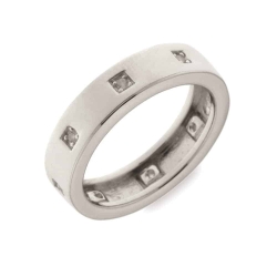 Inel din argint  cu pietre Cubic Zirconia Incolor