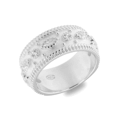 Inel din argint  cu pietre Cubic Zirconia Incolor