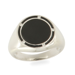 Inel din argint  cu pietre Cubic Zirconia Incolor, Finift