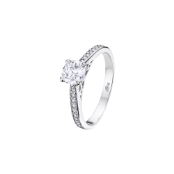 Inel din argint  cu pietre Cubic Zirconia Incolor