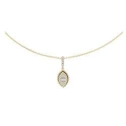 Colier din aur galben cu pietre Diamant