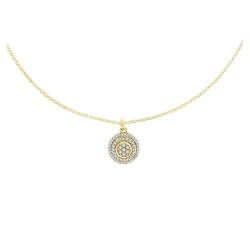 Colier din aur galben cu pietre Diamant