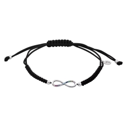 Brățară din argint  cu pietre Cubic Zirconia Multicoloră