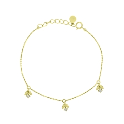Brățară din aur galben cu pietre Diamant