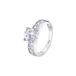 Inel din argint  cu pietre Cubic Zirconia Incolor