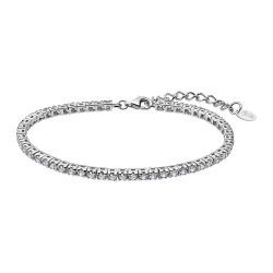 Brățară din argint  cu pietre Cubic Zirconia Incolor